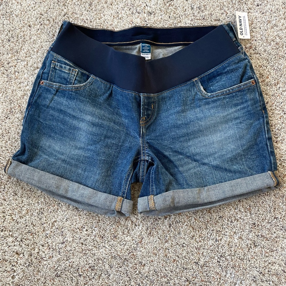 Maternity jean shorts - NWT Size 8